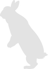 animal rabbit silhouettes