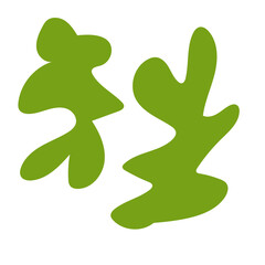 Abstracts shape vector decor