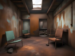 abandoned room with empty walls