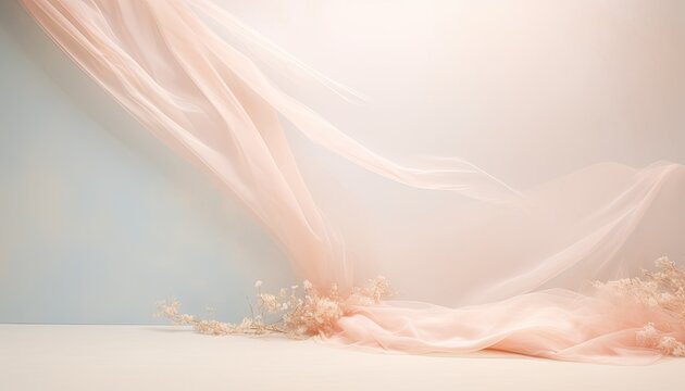 Dreamy backdrop for pregnant woman or bride, digital overlay