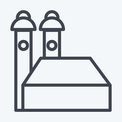 Icon Munich. suitable for education symbol. line style. simple design editable. design template vector. simple illustration