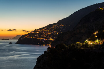 Fototapeta premium sunset over the coast