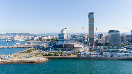 Obraz premium 開発途中のサンポート高松