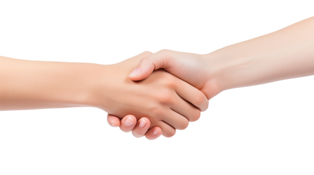 Check hand gesture with two hands clasping together. A universal symbol of agreement, partnership, unity, or successful collaboration. Ideal for diverse communication concepts.