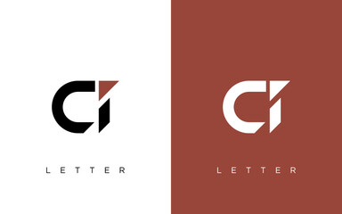 letter ci and ic logo design vector template, ic ci Letter Business Logo Design Alphabet Icon Vector Symbol, CI letter logo.