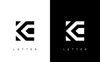 etter K. icon design. template elements. geometric abstract logos