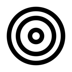 plate barbell line icon