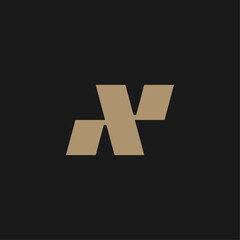 Abstract Letter AV Logo Design