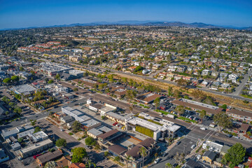 Aerial View of Encinitas, California