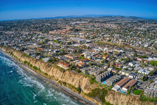 Aerial View of Encinitas, California