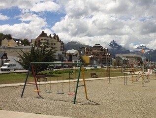 Fototapeta premium playground in the Ushuaia 