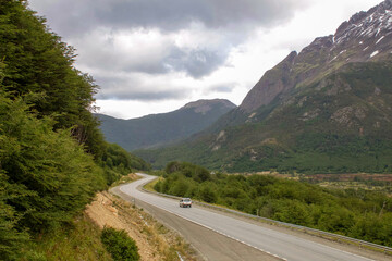 Southern Argentina Mountain Road
