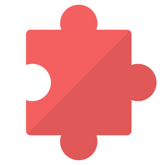 Puzzle vector illustration. Puzzle icon.