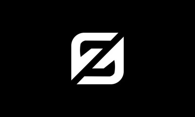 Z alphabet logo - obrazy, fototapety, plakaty