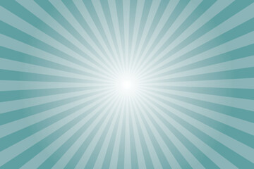 Cadet blue sunlight horizontal background. Starburst background. Sun beam ray sunburst pattern background. Retro bright backdrop. starburst wallpaper. Circus poster.