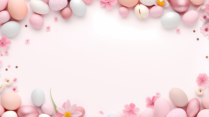 Easter decoration background, Easter, holiday decoration material, PPT background