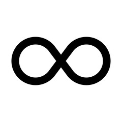 infinity line icon 
