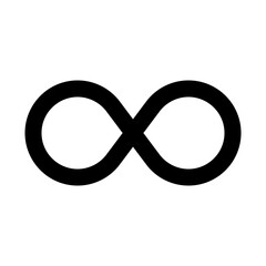 infinity line icon 