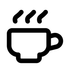 herbal tea line icon 