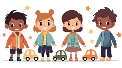 Group of Happy Children