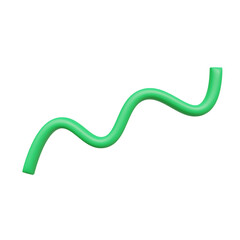 3D graphic chart, business illustration graph