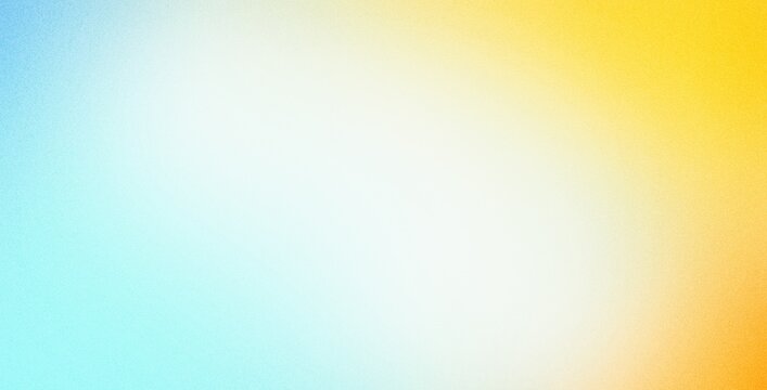 Retro grainy background yellow magenta blue white orange white abstract shapes noise texture summery banner header poster design