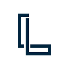  Monogram L design vector logo. Monogram initial letter mark L logo design. Monogram design vector logo. Monogram initial letter mark L logo design. Simple L monogram