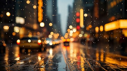 Street View Modern Cityscapes Rainy Background , Wallpaper Pictures, Background Hd