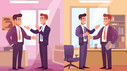 Concept vector illustration of business situation.