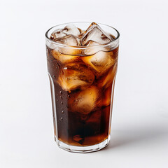 	
Iced americano with a white background