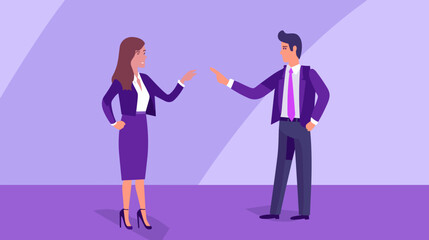 Concept vector illustration of business situation.