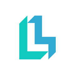 Monogram L design vector logo. Monogram initial letter mark L logo design. Monogram design vector logo. Monogram initial letter mark L logo design. Simple L monogram