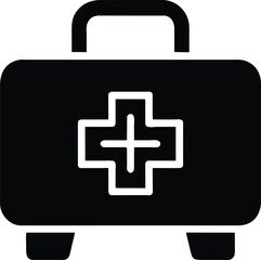 Symbolic icons related to medical equipment