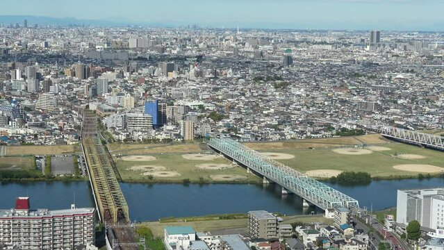 千葉　市川　アイ・リンクタウン　展望　風景2023
