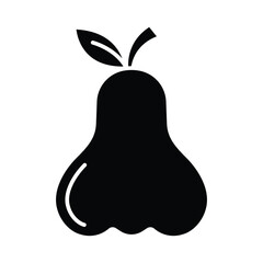 Rose apple fruit icon vector on trendy design