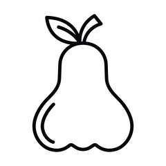 Rose apple fruit icon vector on trendy design