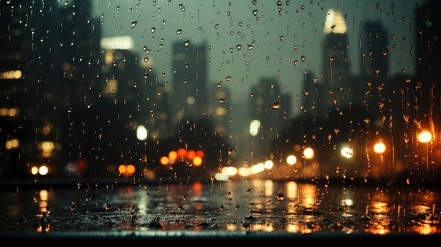 City Heavy Rain , Wallpaper Pictures, Background Hd © MI coco