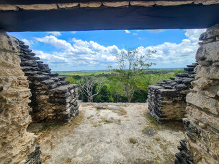 Maya Ruins in the Jungle