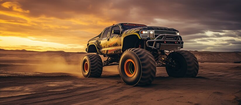 photo of offroad monster truck