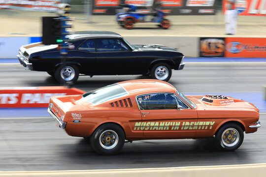 Drag racing event at Summit Motorsports Park. Norwalk, Ohio, USA - August 15