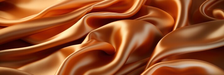 Brown Orange Silk Satin Fabric Background , Banner Image For Website, Background abstract , Desktop Wallpaper