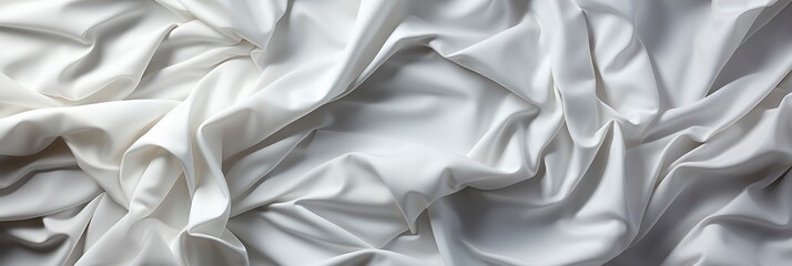 Crumpled White Paper Texture , Banner Image For Website, Background abstract , Desktop Wallpaper
