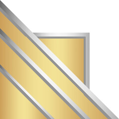 Gold And Silver Modern Corner