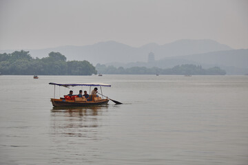 The beautiful historic city of Hangzhou, Zhejiang Province, China
