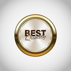 Luxury golden sale badges and labels. Retro vintage sale circle badge design