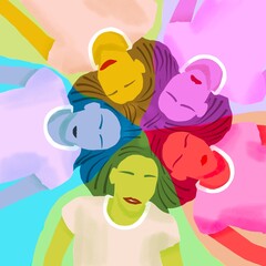 People in various mood