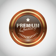 Luxury golden orange sale badges and labels. Retro vintage sale circle badge design