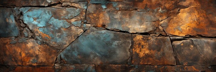 Empty Brown Rusty Stone Metal Surface , Banner Image For Website, Background abstract , Desktop Wallpaper