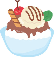 Ice cream illustration
