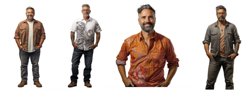 portrait of a middle aged man wearing a shirt